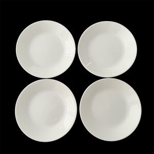 Corelle Classic White Dessert / Bread and Butter Plates Set of 4